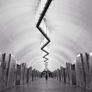 Illustration for article titled Russian Underground Stations Look Even More Stunning In Black and White